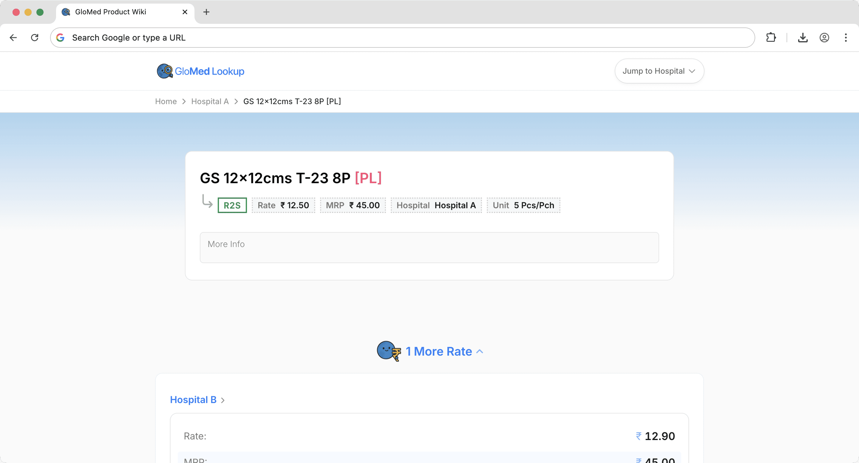 Mobile responsive view